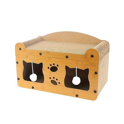 Cat Scratching Board Nest All in One Wear Resistant House Cat Scratching Toy