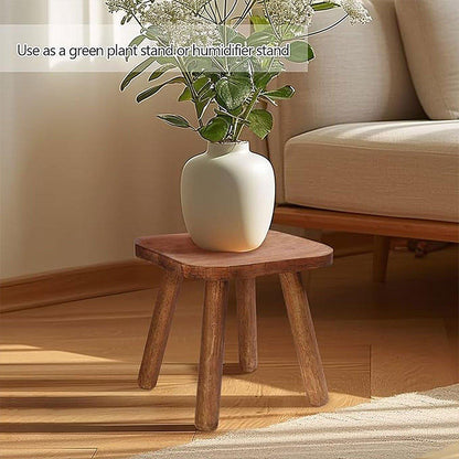 Wooden Short Stool Living Room Shoe Changing Stool Home Furniture Seat