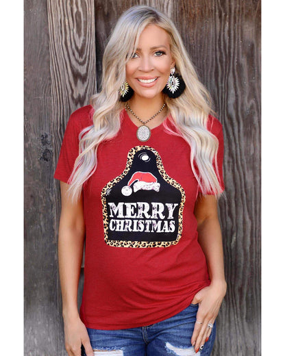 Azura Exchange Leopard Frame Graphic Tee - S