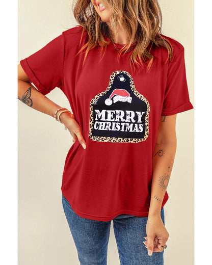 Azura Exchange Leopard Frame Graphic Tee - S