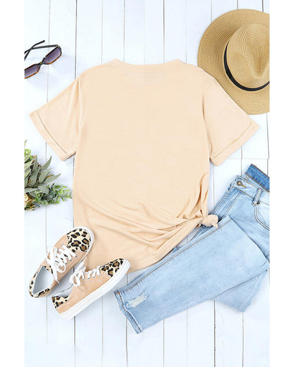 Azura Exchange Graphic Print Crop Top with Khaki Corn Plant Design - 2XL