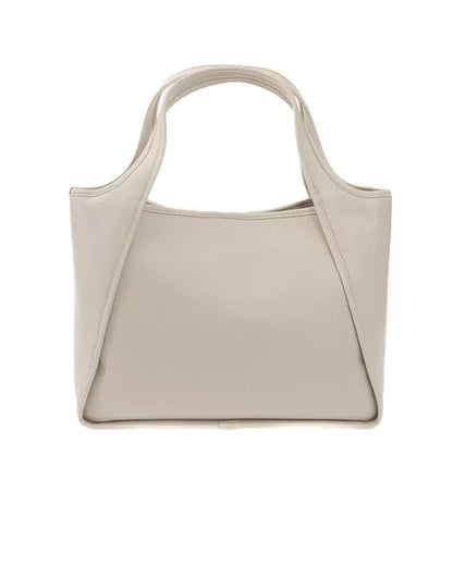 Magnetic Button Closure Logoed Lining Bag with Internal Compartments One Size Women