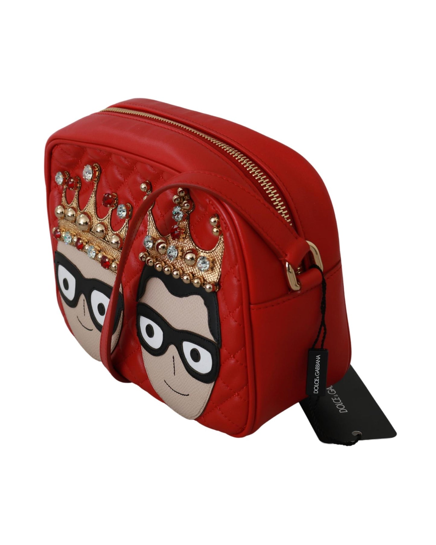 Dolce & Gabbana GLAM Crossbody Bag with Logo Details One Size Women