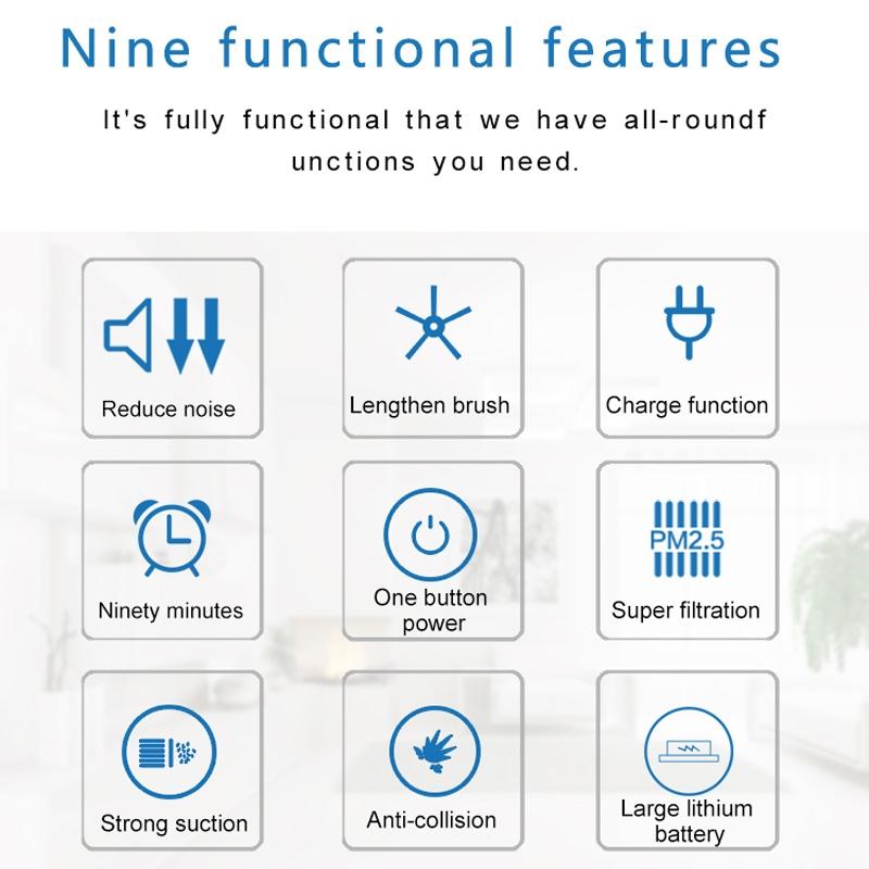 Smart Household Vacuum Cleaner - 1800pa Suction - Ca0380