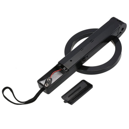Portable Hand-held Metal Detector - Folding Black