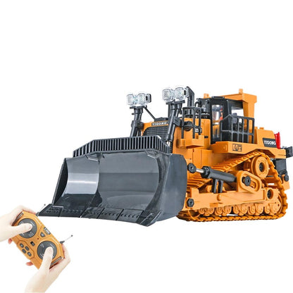 2.4g Rc 9-channel Heavy Bulldozer 1 24 Crawler - Multi-function