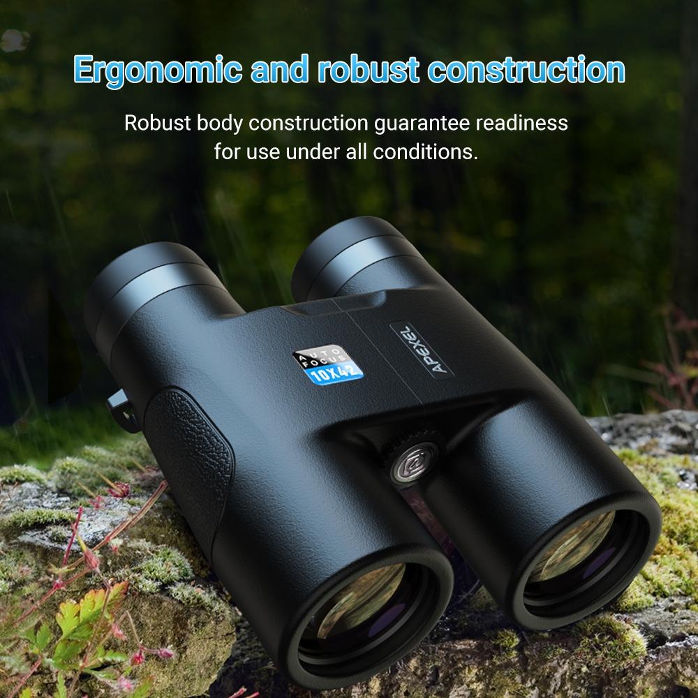 Autofocus 10x42 Binoculars - Fixed Focus Black