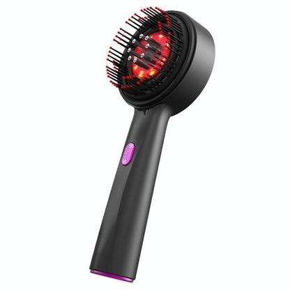 Red Light Scalp Massage Comb For Hair Growth 630Nm Liquid Care - Deep Gray