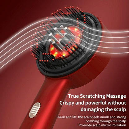 Red Light Scalp Massage Comb For Hair Growth 630Nm Liquid Care - Deep Gray