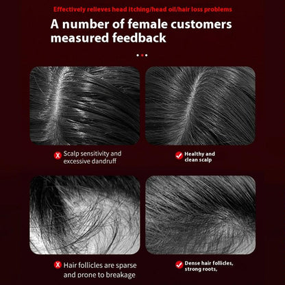 Red Light Scalp Massage Comb For Hair Growth 630Nm Liquid Care - Deep Gray