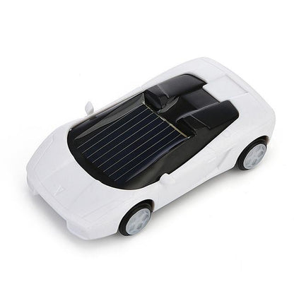 3-piece Solar Mini Car Racer Toy for Kids - Powered by the Sun - Red