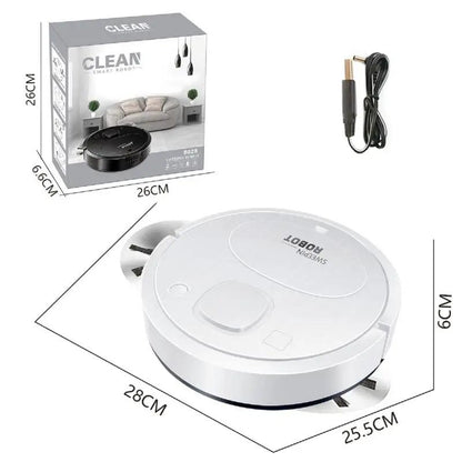 Smart Usb Charging Robot Vacuum Cleaner - Automatic Cleaning - Black