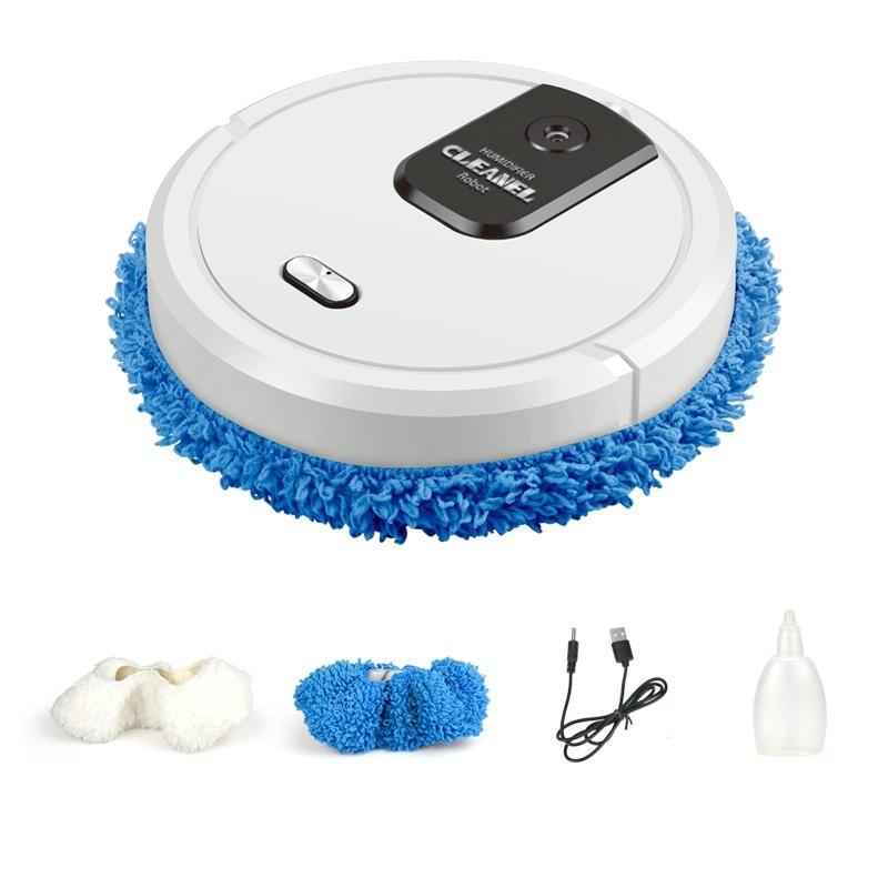 Smart Mopping Robot with Humidifier & Aroma Diffuser - White