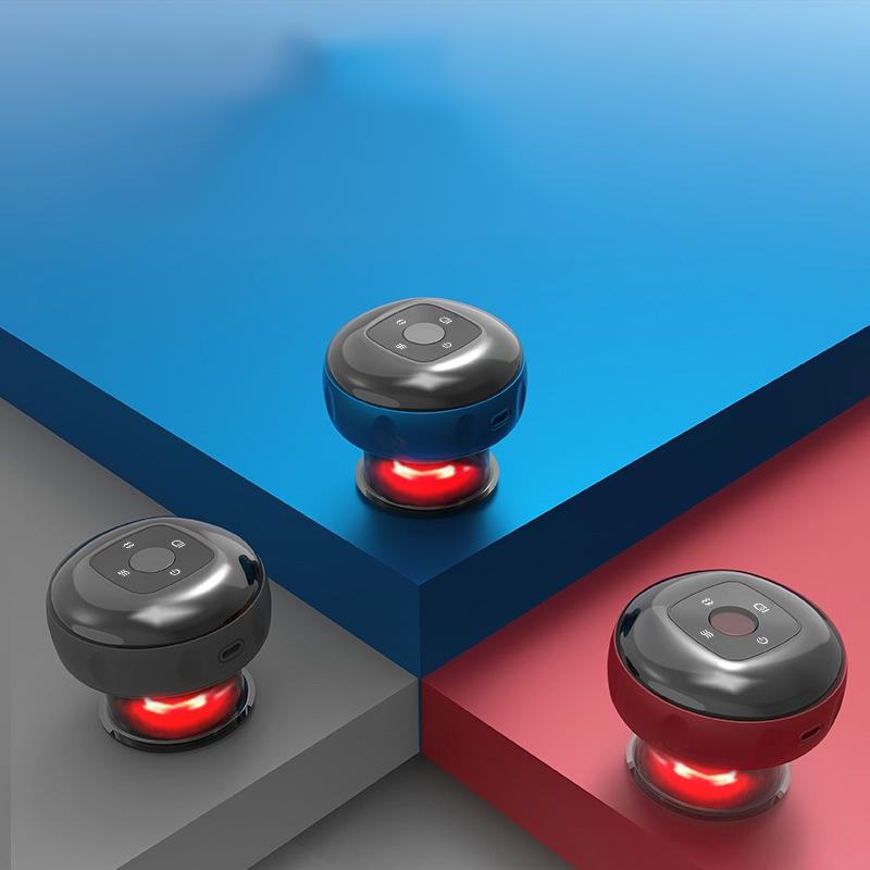 12-Speed Electric Cupping Massage Device Fast Charging - Black