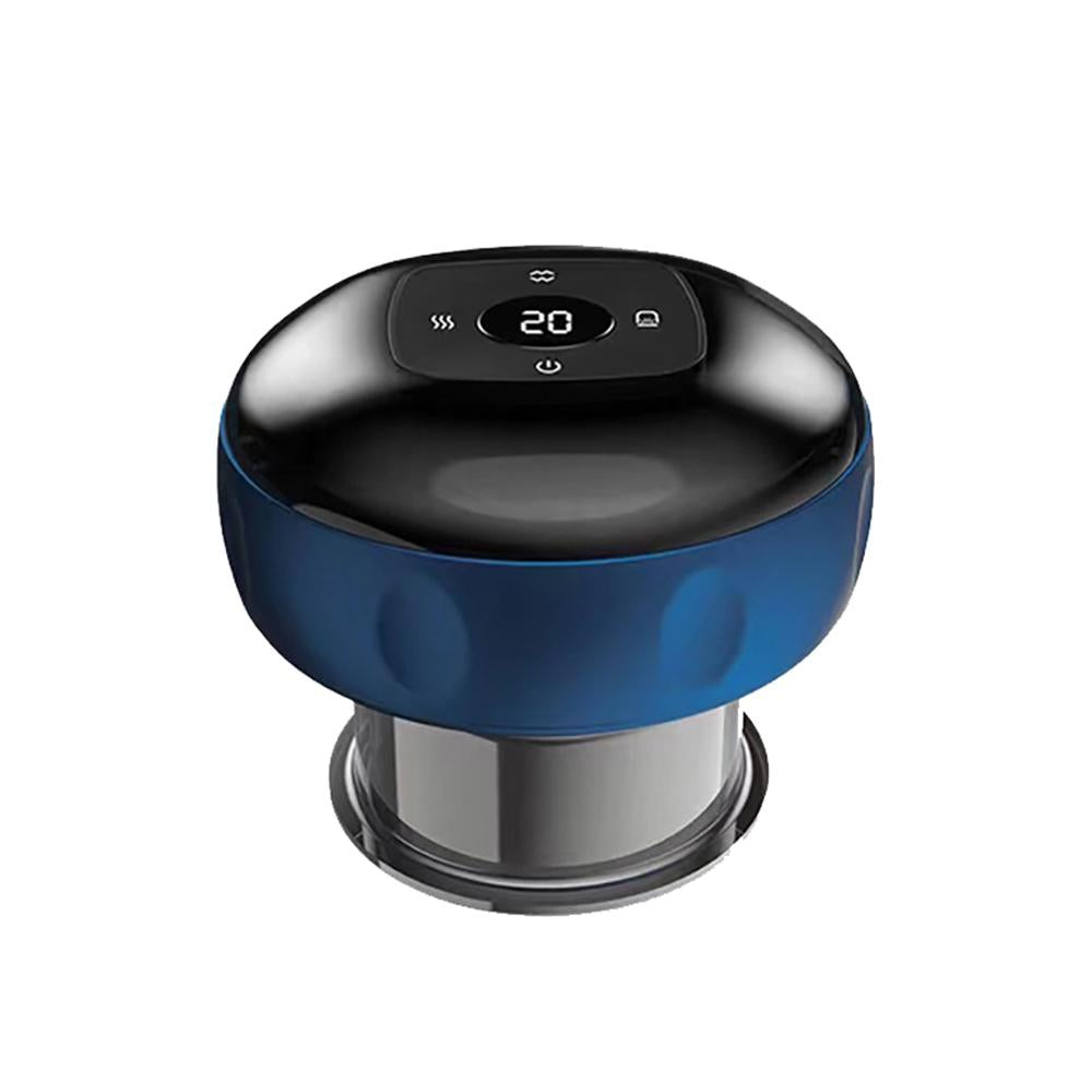 12-Speed Electric Cupping Massage Device Fast Charging - Black