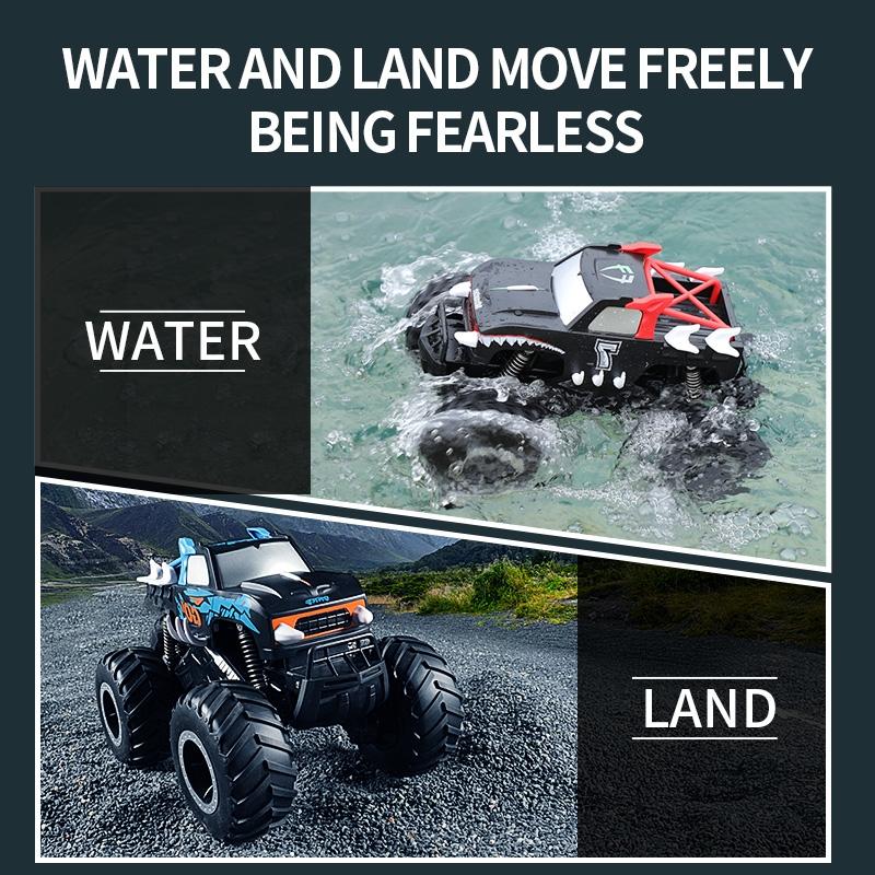Amphibious Rc Car - Type b Ab Model - Blue