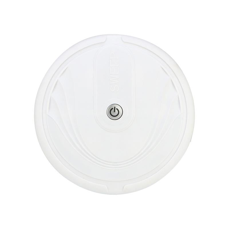 Efficient Household Hair Cleaner - Smart Sweeping Robot - White