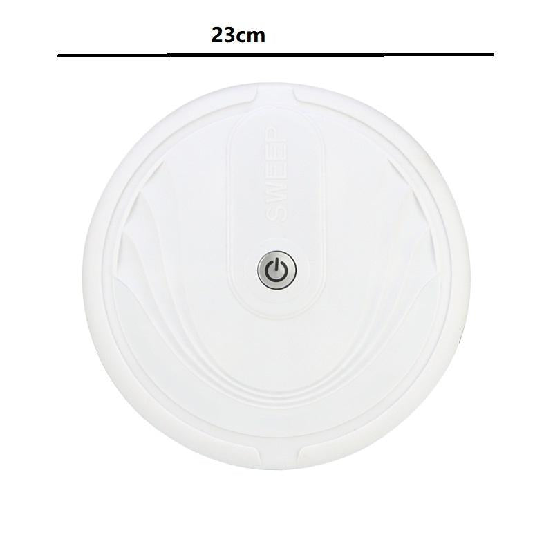 Efficient Household Hair Cleaner - Smart Sweeping Robot - White