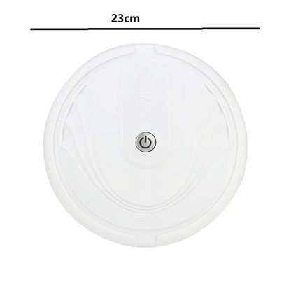 Efficient Household Hair Cleaner - Smart Sweeping Robot - White
