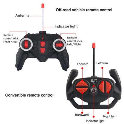 Remote Control Electric Car with Usb Charging for Kids - Blue Buggy