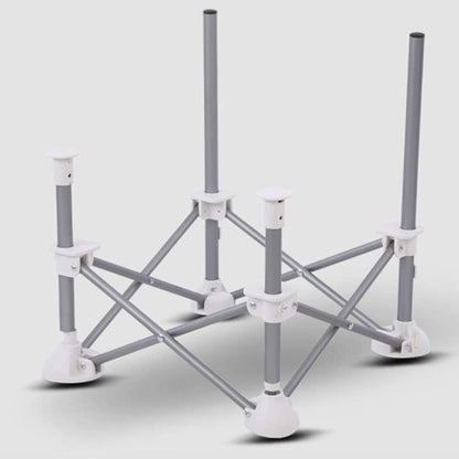 Vibe Geeks Foldable Camping and Dining Chair Outdoor Booster Seat for Toddlers - Grey