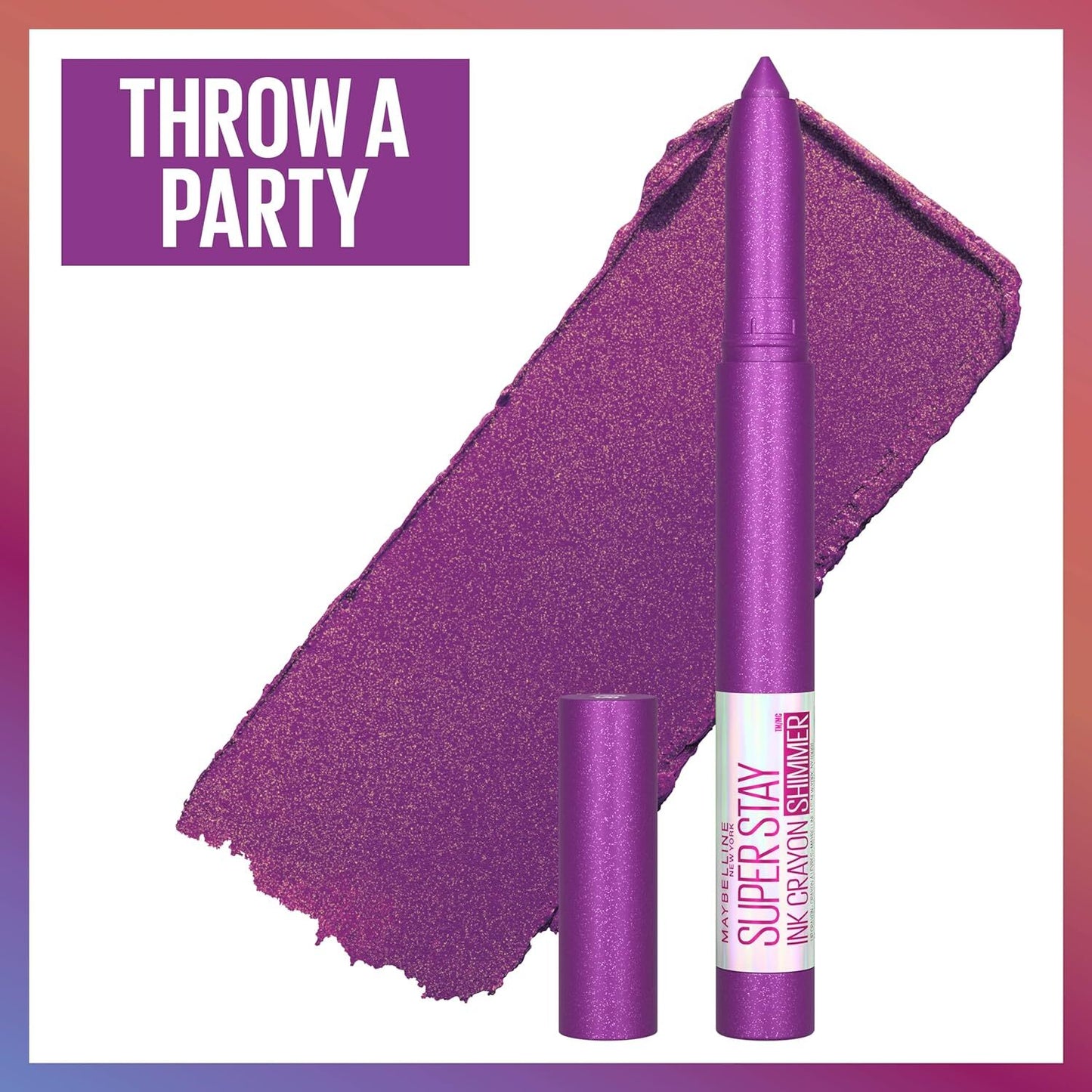 Maybelline New York Superstay Ink Longwear Crayon Lipstick - Throw a Party 170