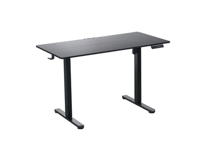 120 x 60cm Electric Standing Desk Height Adjustable Motorised Electric Sit Stand in Black