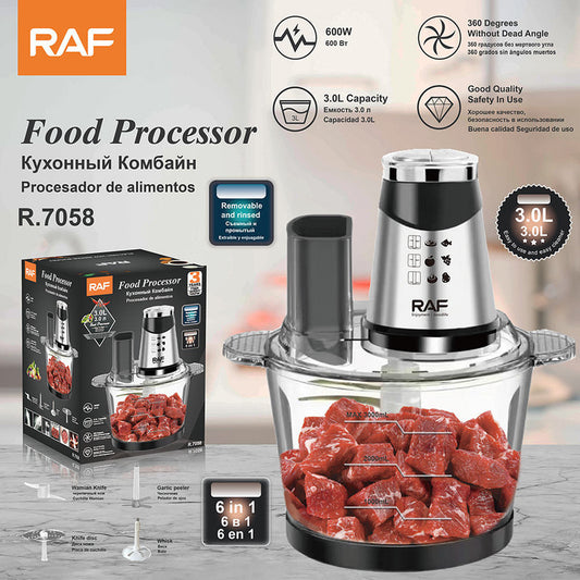 Electric Food Processor and Salad Maker Stainless steel Blades