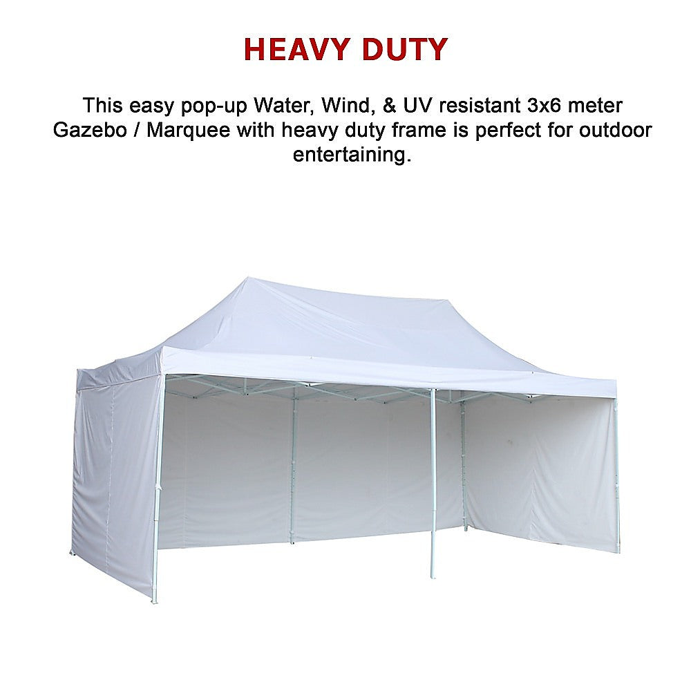 3x6m Popup Gazebo Party Tent Marquee