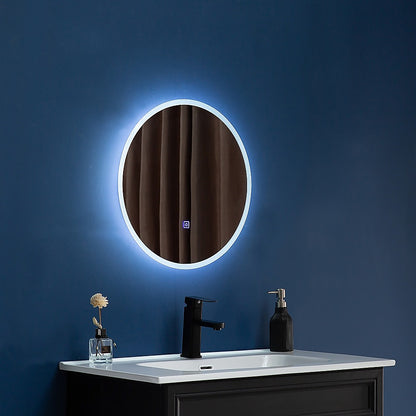 90cm LED Wall Mirror Bathroom Mirrors Light Decor Round