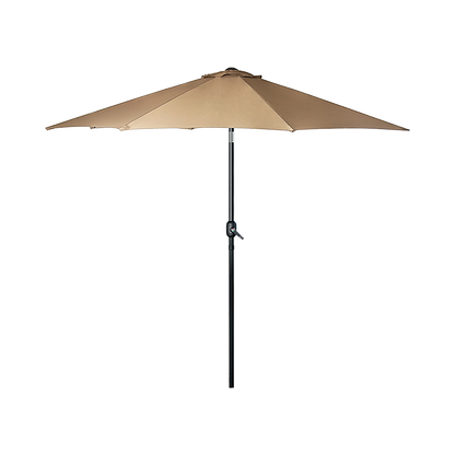 9FT Patio Umbrella Outdoor Garden Table Umbrella with 8 Sturdy Ribs