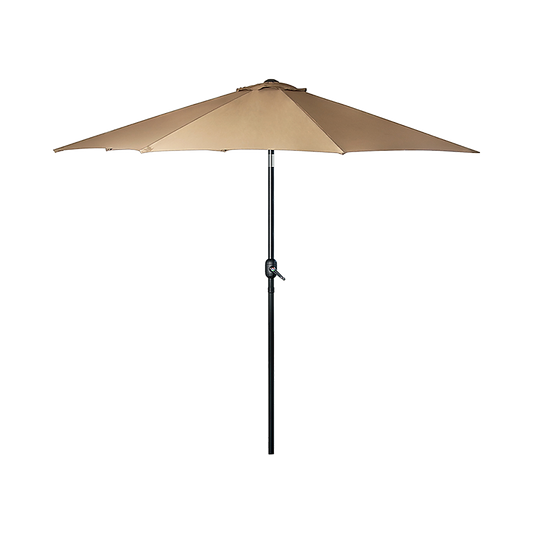 9FT Patio Umbrella Outdoor Garden Table Umbrella with 8 Sturdy Ribs