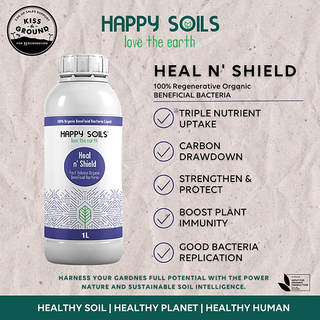 5L Happy Soils Heal n' Shield -Beneficial Bacteria Immunity Booster