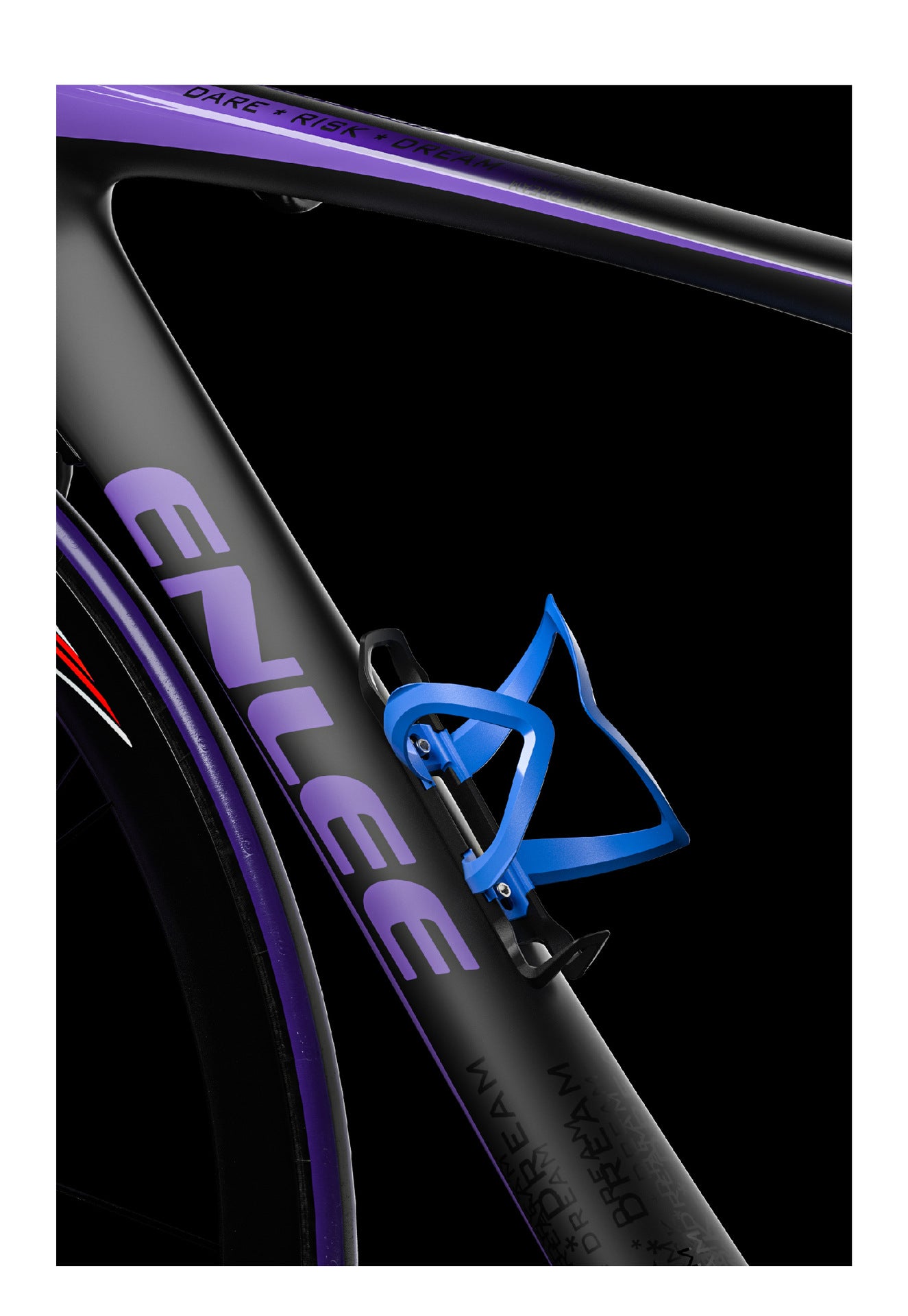 Black Ultra Lightweight Road & Mountain Bike Water Bottle Cage - 39g Polycarbonate + Glass Fiber, Fits Most Bottles