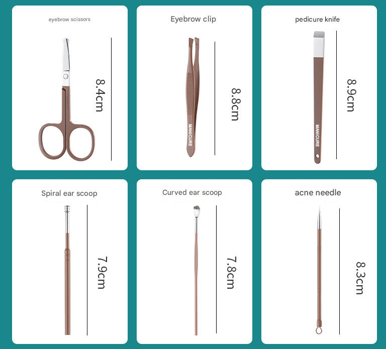 Pink Professional 13-Piece Manicure & Pedicure Set - Anti-Splash Carbon Steel Nail Clippers Kit with Compact Drawer Organizer