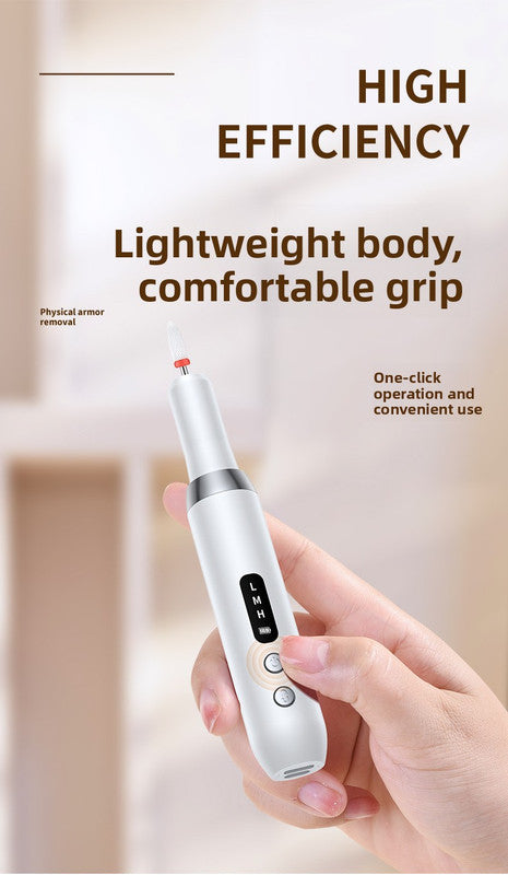 Electric Nail Drill Machine Cordless Portable E-File Kit with Charging Base LED Display 3 Speeds 15000RPM for Gel Polish Acrylic Removal Manicure Pedicure Home Pink