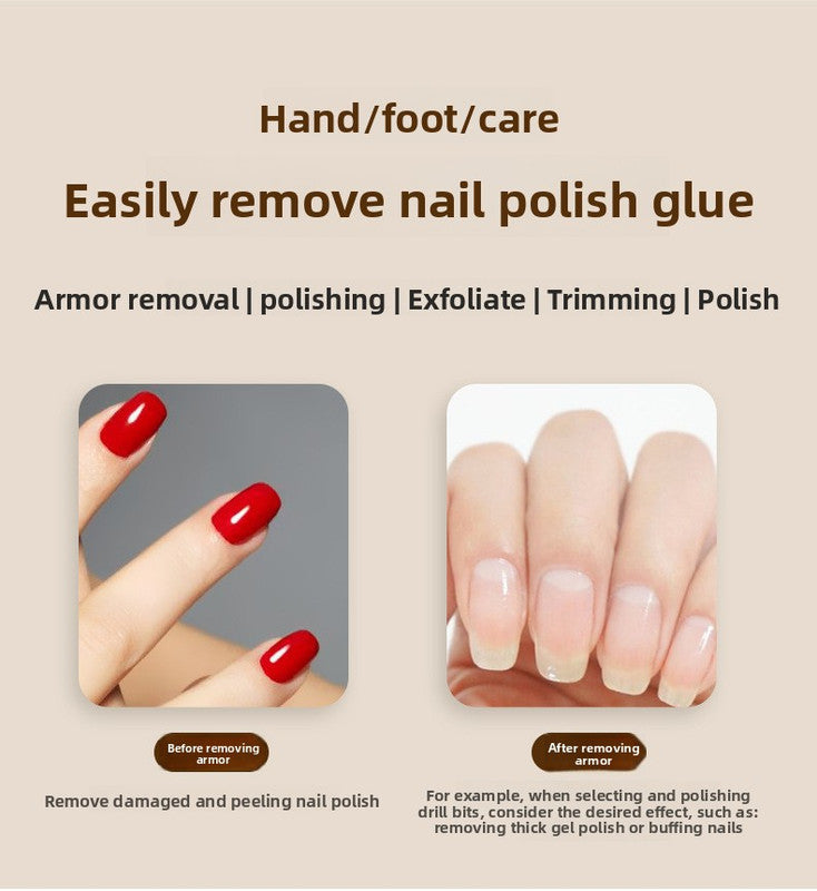 Electric Nail Drill Kit Cordless Portable E-File with Charging Base & LED Display White Gift Set Includes 30 Sanding Bands Nail File Pouch for Gel Acrylic Removal