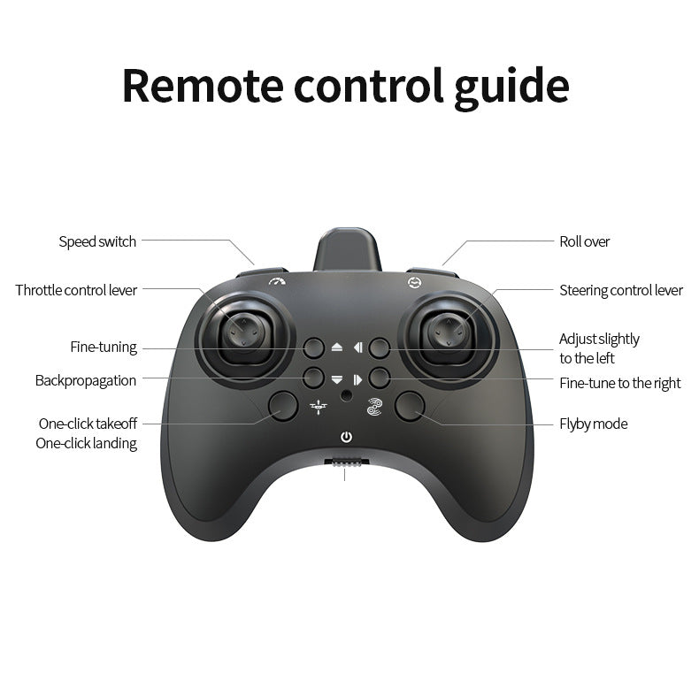 Camouflage Blue 2.4G Remote Control Stunt Fighter Drone  - Manual Toss Launch, One-Key Operation for 360° Flip & Circular Flight, 3-Speed Adjustable Stable Quadcopter with Night Lights