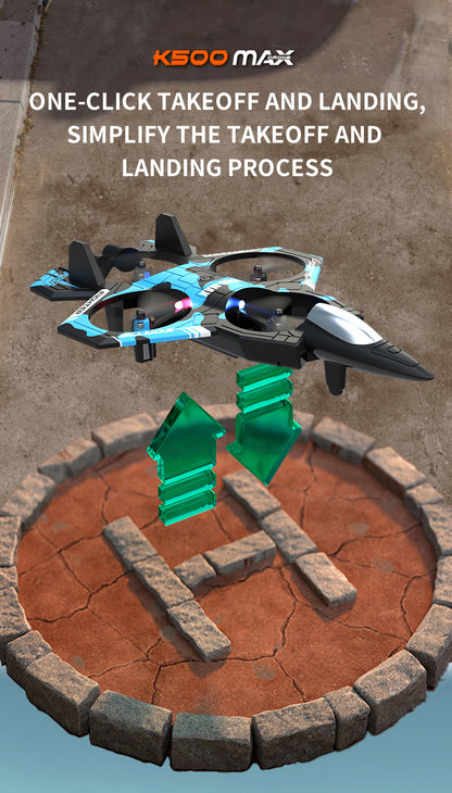 Camouflage Green 2.4G Remote Control Stunt Fighter Drone  - Manual Toss Launch, One-Key Operation for 360° Flip & Circular Flight, 3-Speed Adjustable Stable Quadcopter with Night Lights