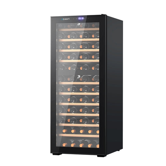 Devanti Wine Cooler Fridge Compressor Dual Zone 80 Bottles