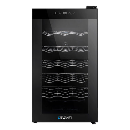 Devanti Wine Cooler Fridge 18 Bottles