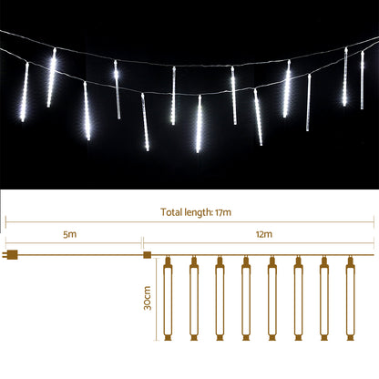 Jingle Jollys 12M Christmas Lights Shower Light 960 LED Falling Metor