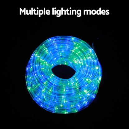 Jingle Jollys 20M Christmas Lights String Rope Light Decoration 600 LED Colorful