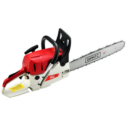 Giantz 62CC Chainsaw Commercial Petrol 20" Bar E-Start 20 Bar Pruning Chain Saw