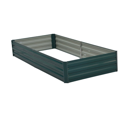 Wallaroo Garden Bed 210 x 90 x 30cm Galvanized Steel - Green