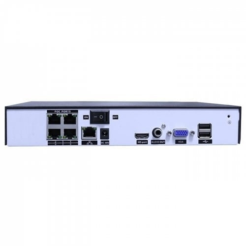 Hiseeu H5NVR-P4-612P 4CH 2MP/1080P PoE CCTV System (2TB HDD)