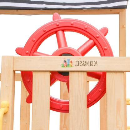 Lifespan Kids Marina Boat Climb & Slide -1.8m Green Slide