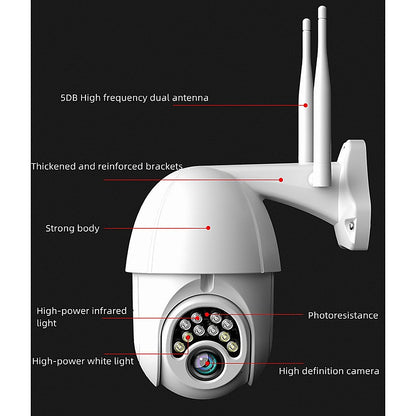 Security Camera System Wifi CCTV 1080P Waterproof Outdoor Night Vision 2.4GHz